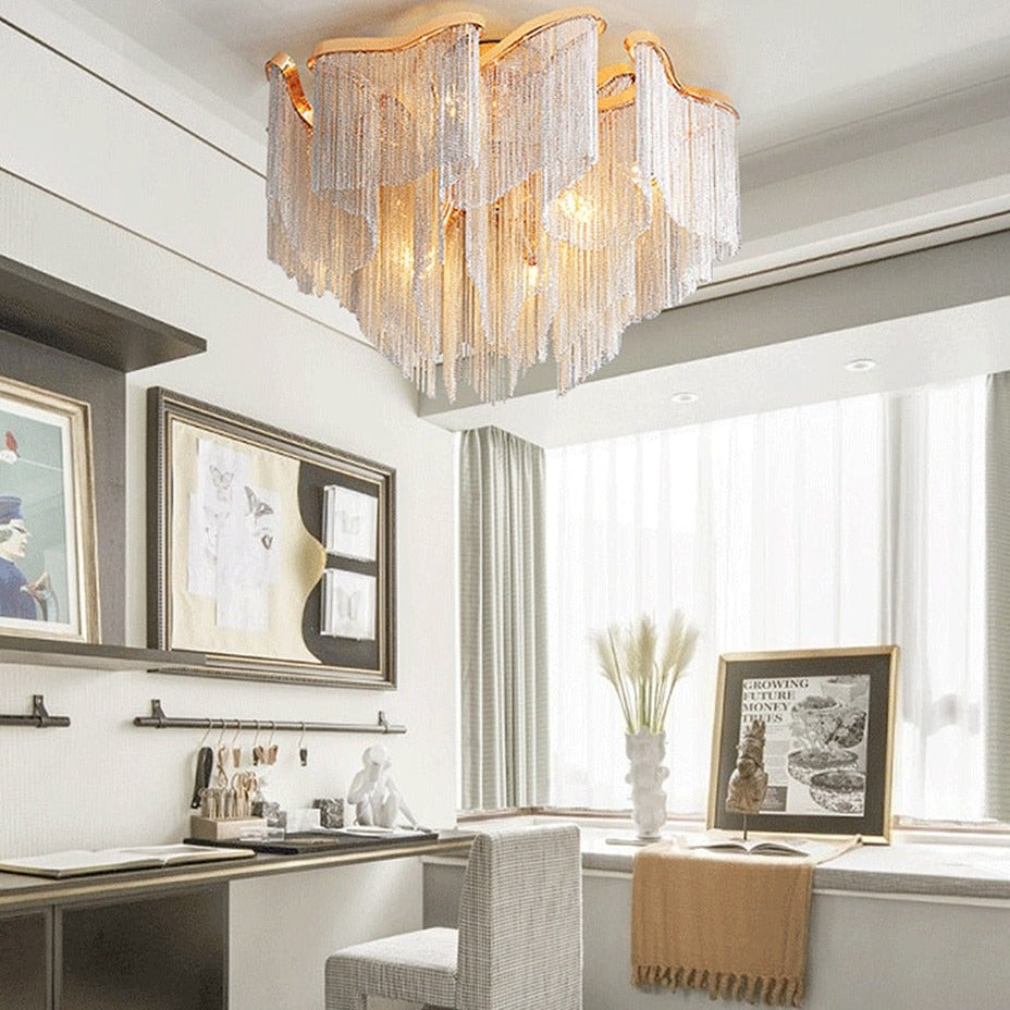 Modern Tassel Ceiling Chandelier