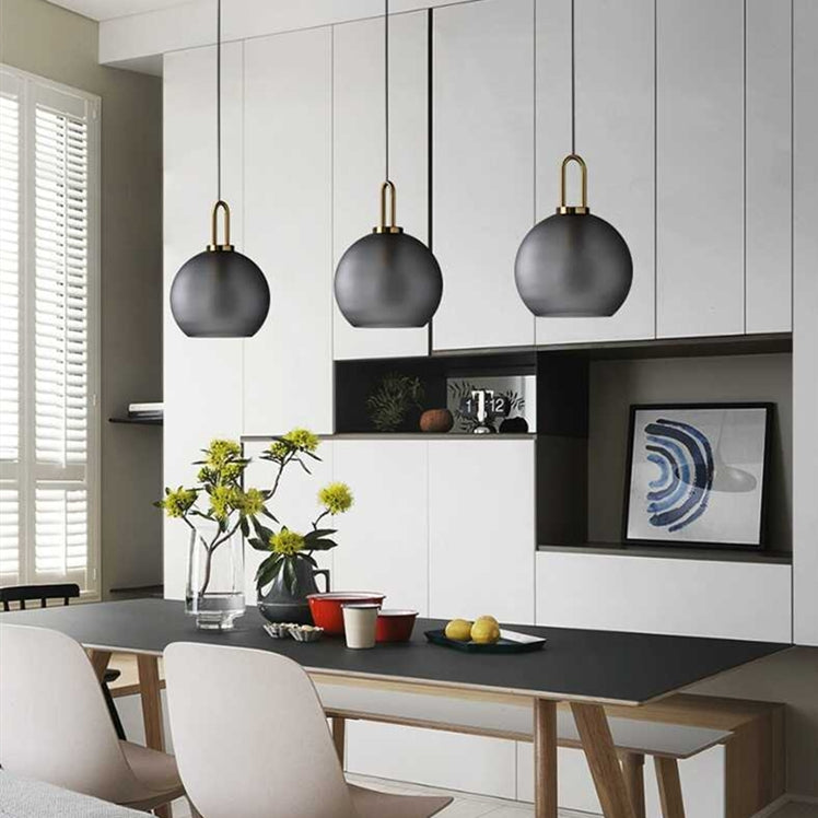 Glass Ball Modern Single Pendant Lights