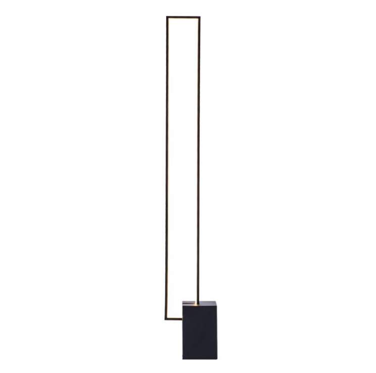 Nordic Standing Contemporary Smart Square Led Strip Floor Lamp