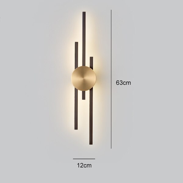 Luxury Minimalist Creative Copper Wall Lights