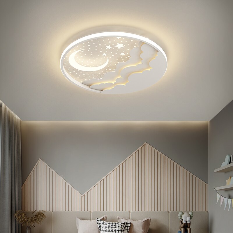 Round Modern Led Ceiling Children Chandelier