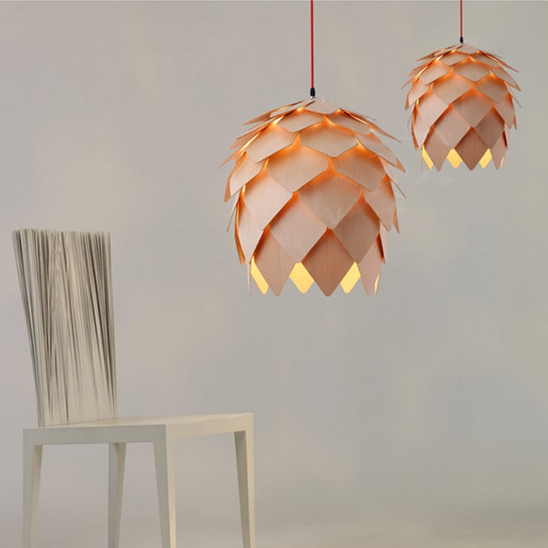 Modern DIY Wooden Pendant Lamp