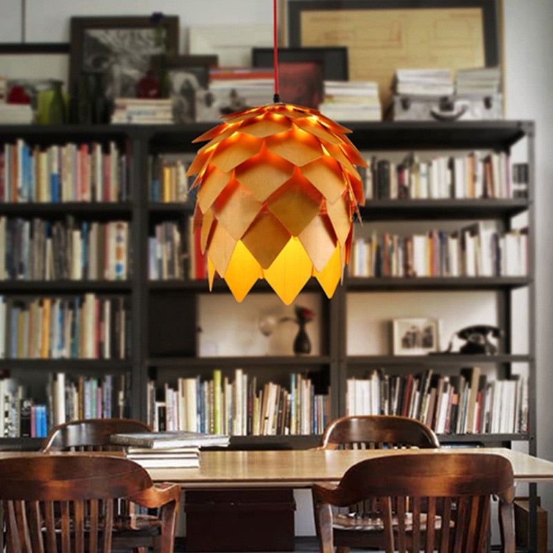 Modern DIY Wooden Pendant Lamp