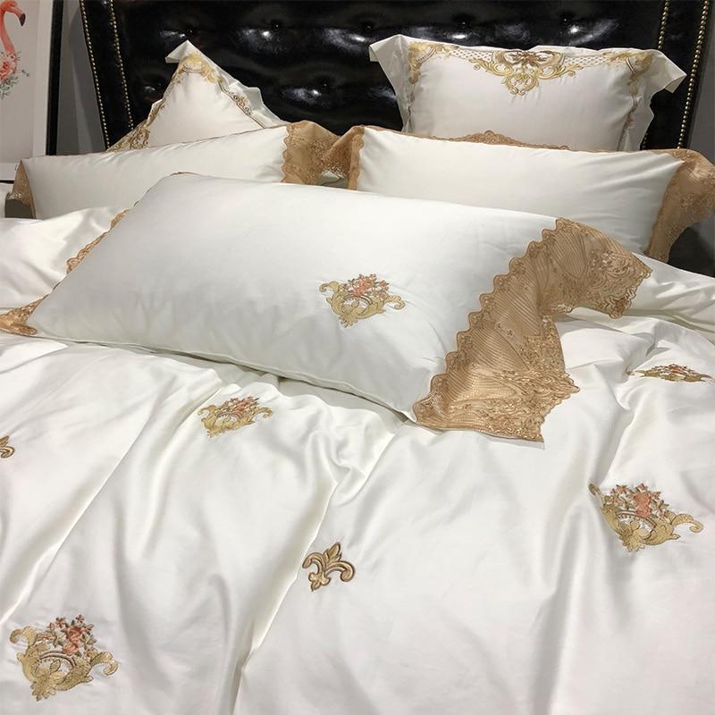 Oriental Royal Lace Bedding Cover Set