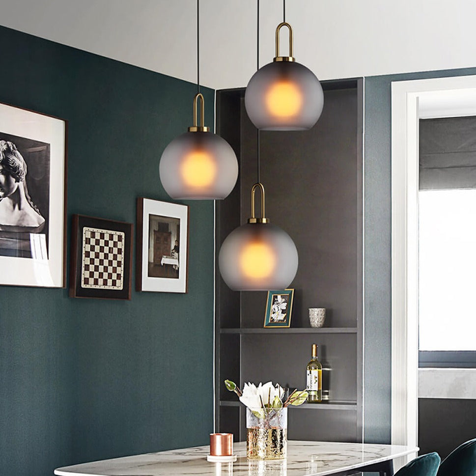 Glass Ball Modern Single Pendant Lights