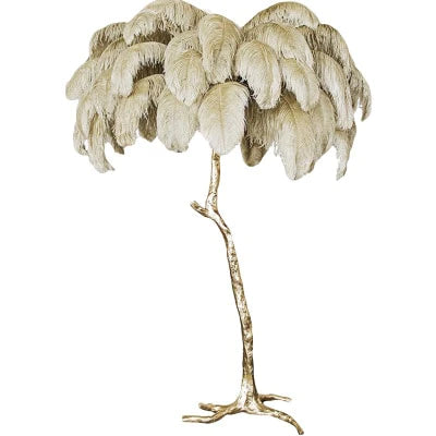 Palmito Luxury Feather Floor/Table Lamp