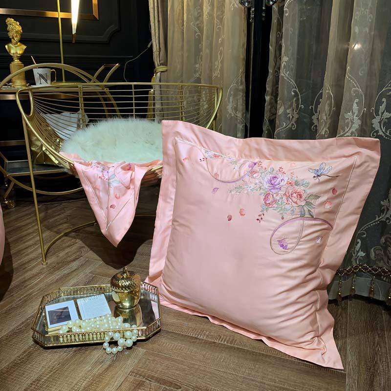 Floral Light Pink Duvet Set