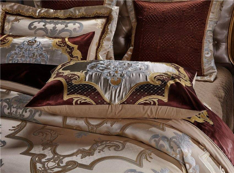 Buy Emerald Silk Luxury Jacquard Duvet Cover Set at Best Prices