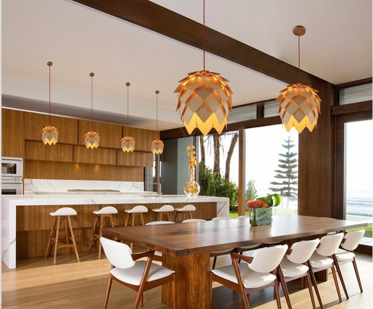 Modern DIY Wooden Pendant Lamp