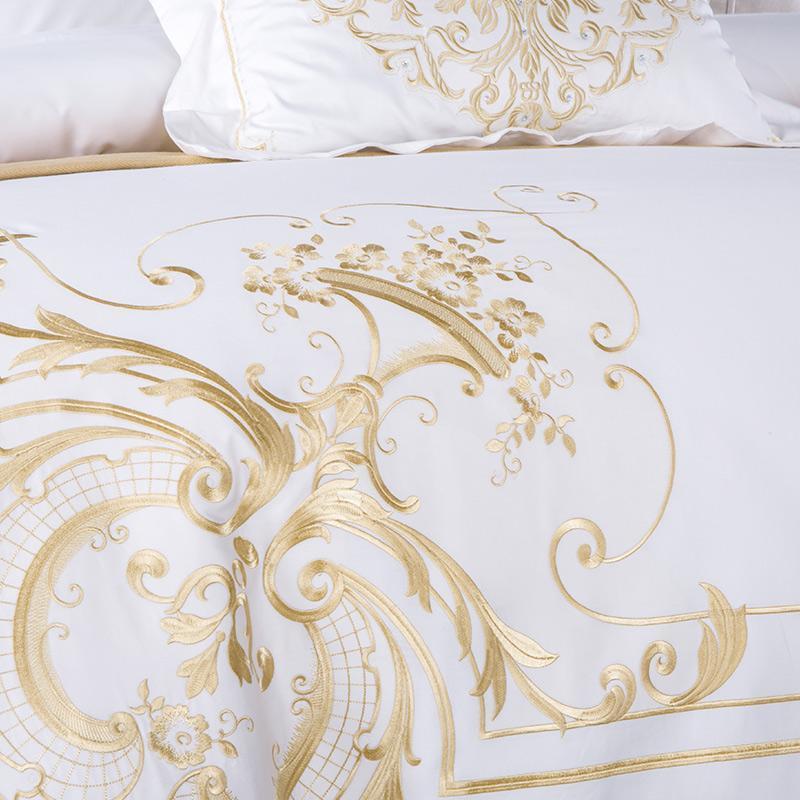 Ivy Gold Forest Duvet Cover Set (Egyptian Cotton)