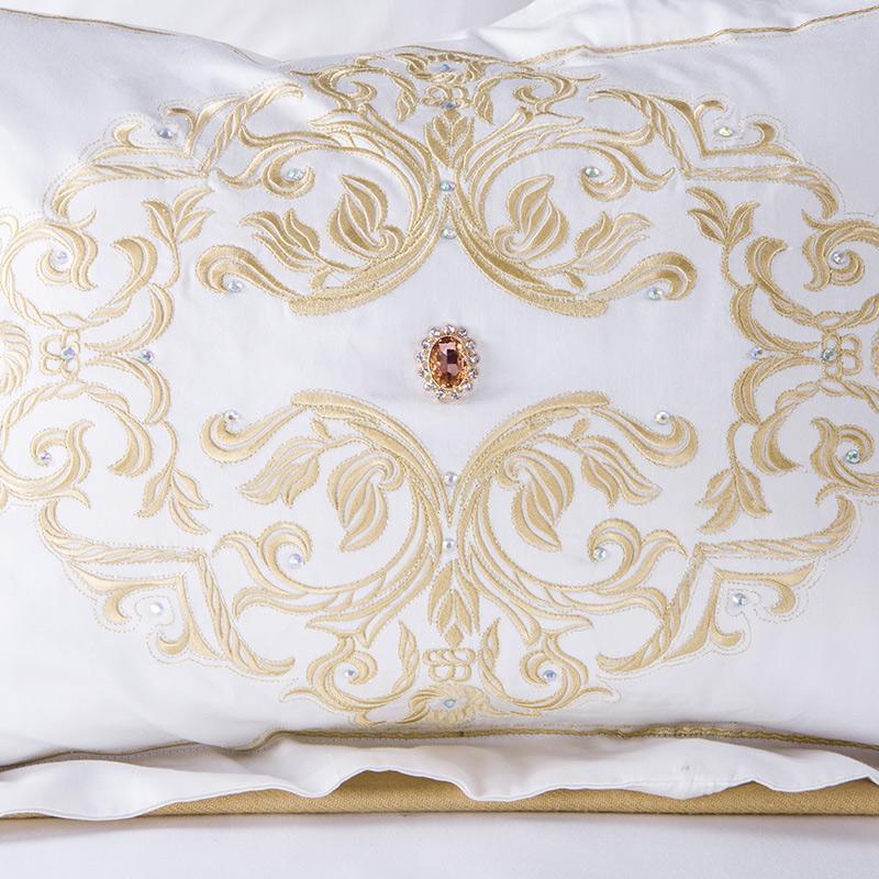 Ivy Gold Forest Duvet Cover Set (Egyptian Cotton)
