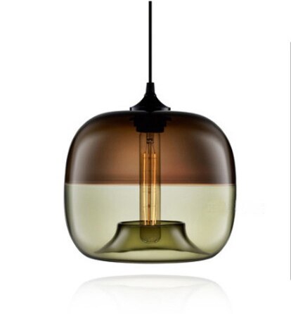 Colorful Hanging Glass Pendant Lamp