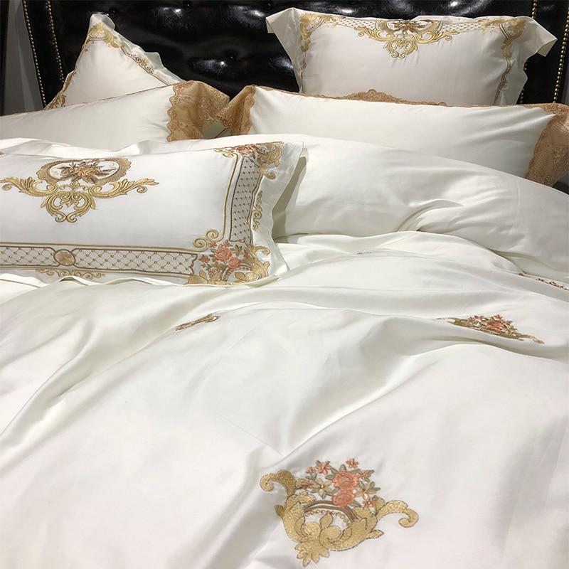 Oriental Royal Lace Bedding Cover Set