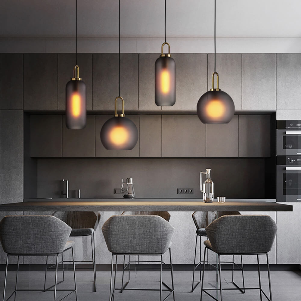 Glass Ball Modern Single Pendant Lights