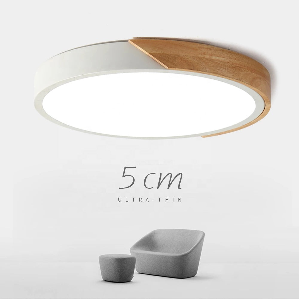 Macaroon Ultra Thin Wood Lamp