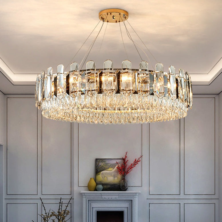 Large Crystal Chandelier