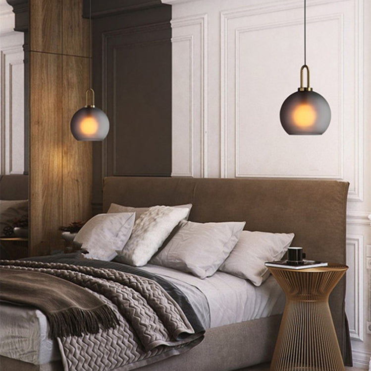 Glass Ball Modern Single Pendant Lights