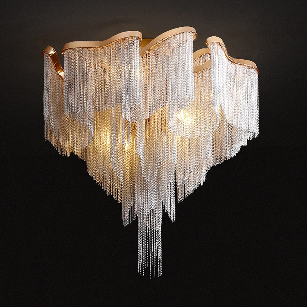 Modern Tassel Ceiling Chandelier