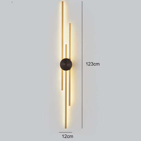 Luxury Minimalist Creative Copper Wall Lights