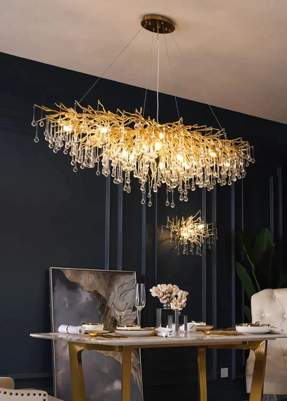 Unique Luxury Crystal Ceiling Chandelier