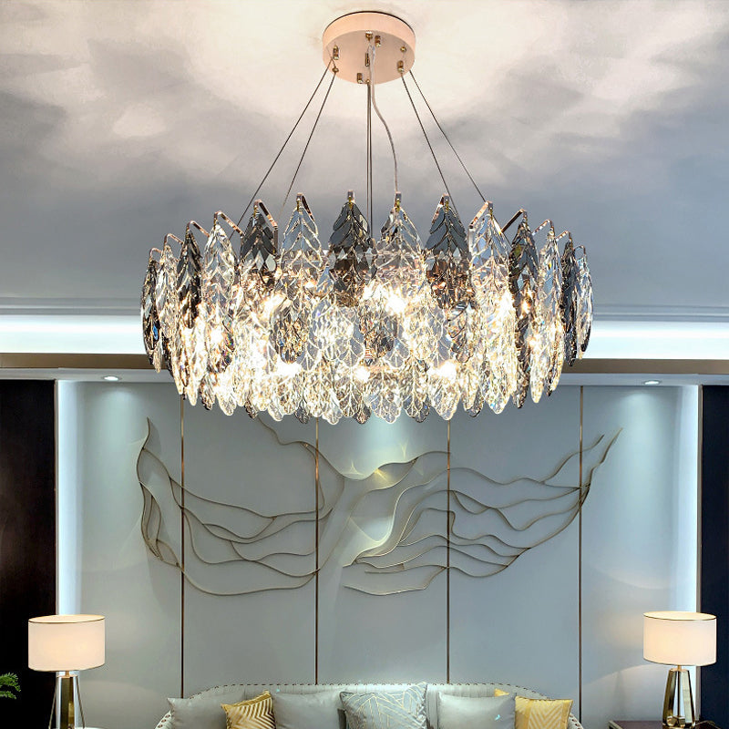 Modern Living Room Gold Deluxe Chandelier