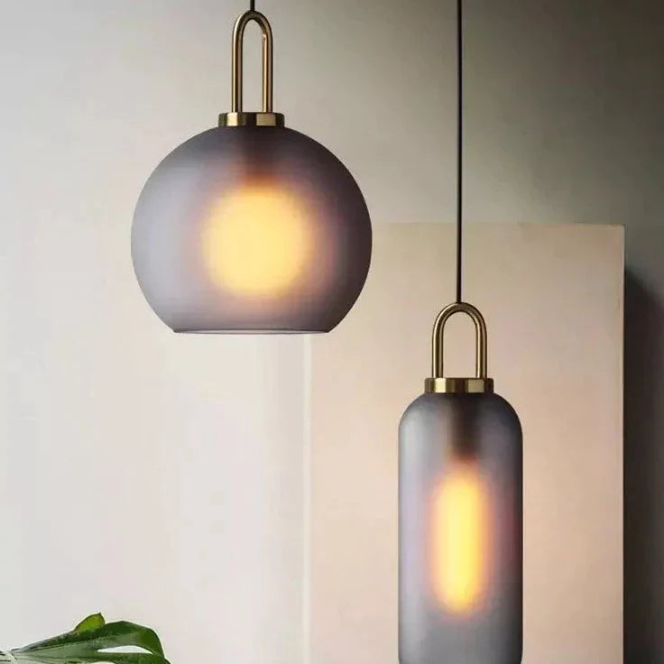 Glass Ball Modern Single Pendant Lights