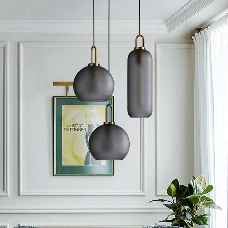 Glass Ball Modern Single Pendant Lights