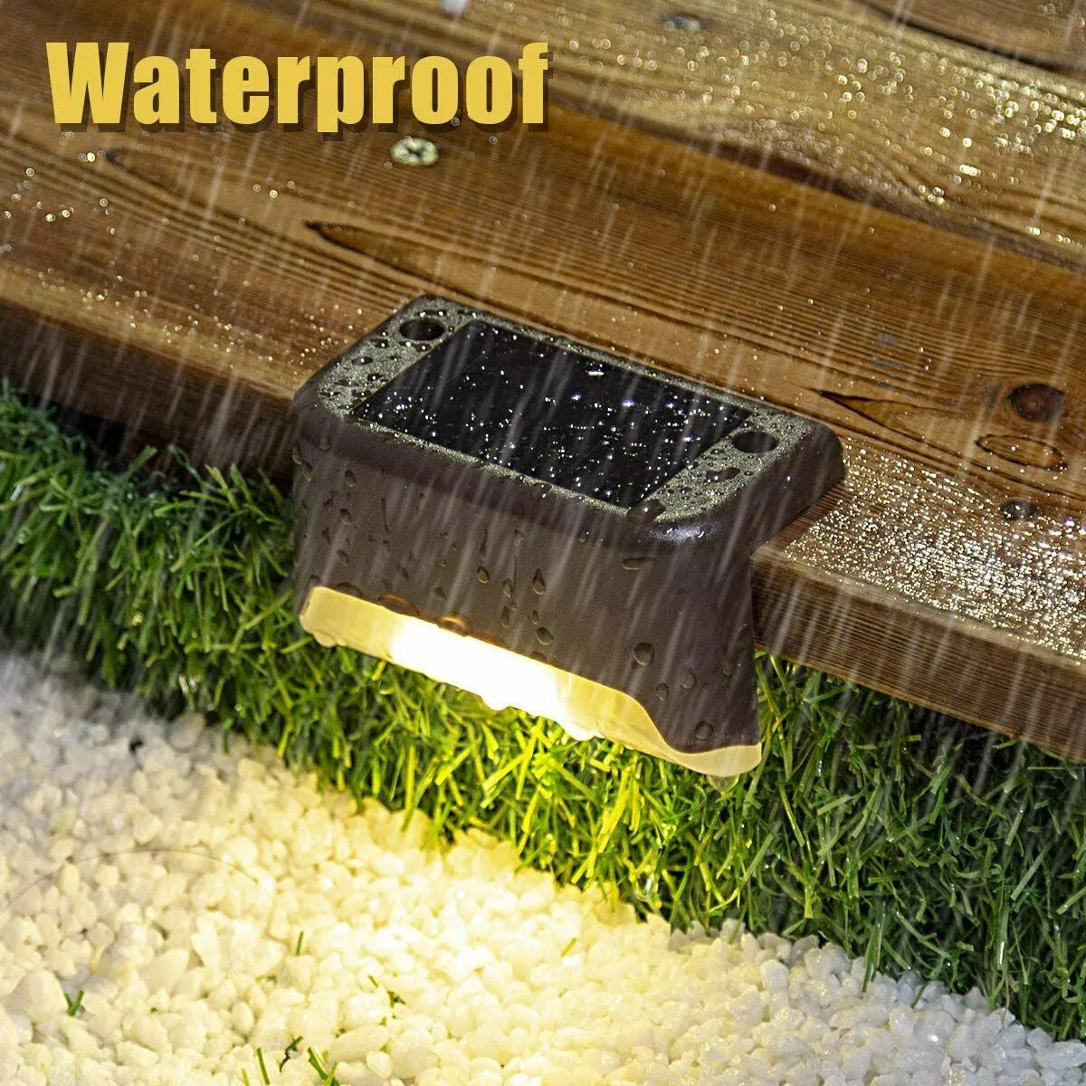 Waterproof LED Solar Stair Lights