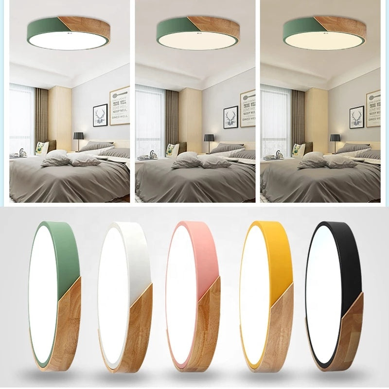 Macaroon Ultra Thin Wood Lamp