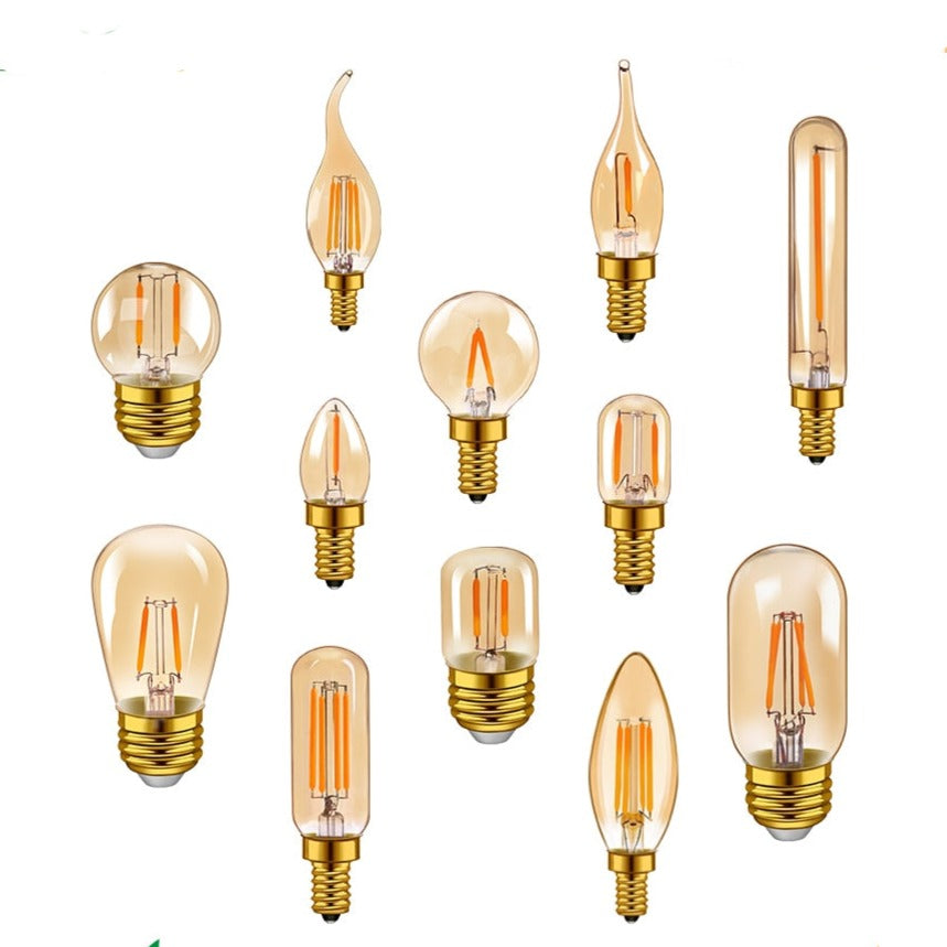 Retro LED Spiral Filament Light Bulb