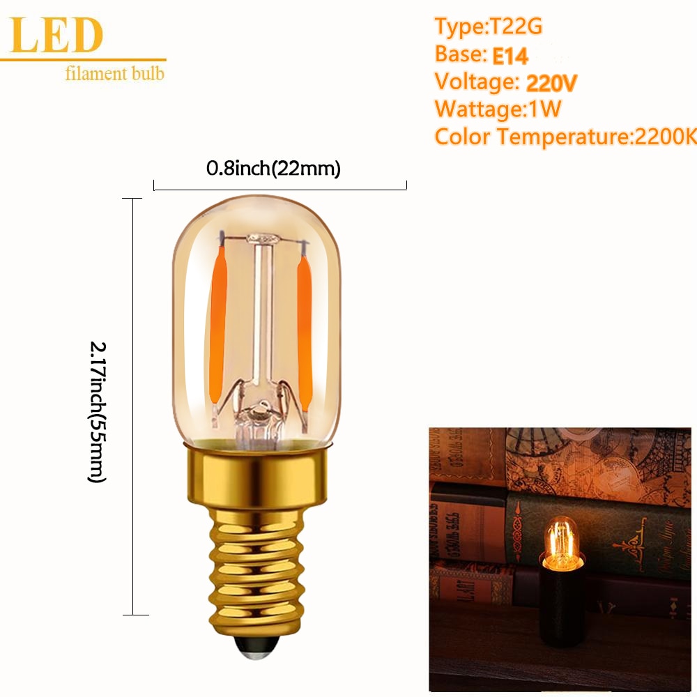 Retro LED Spiral Filament Light Bulb