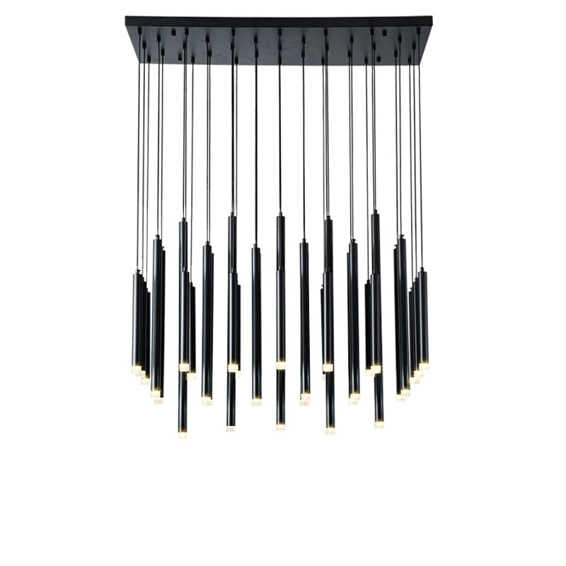 Modern Tube Combination Chandelier