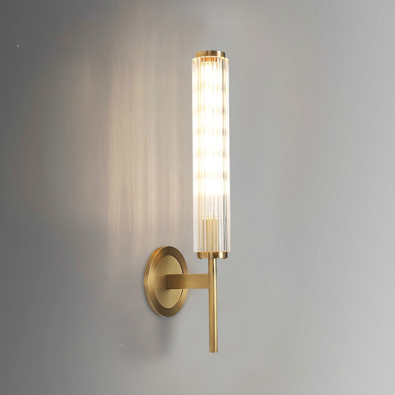 Salon Retro Brass Wall Light