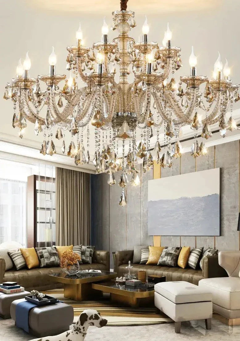 Brilliant Sparkle Crystal Chandelier