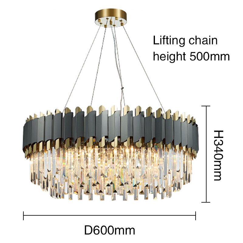 New Modern Crystal Luxury Pendant Chandelier