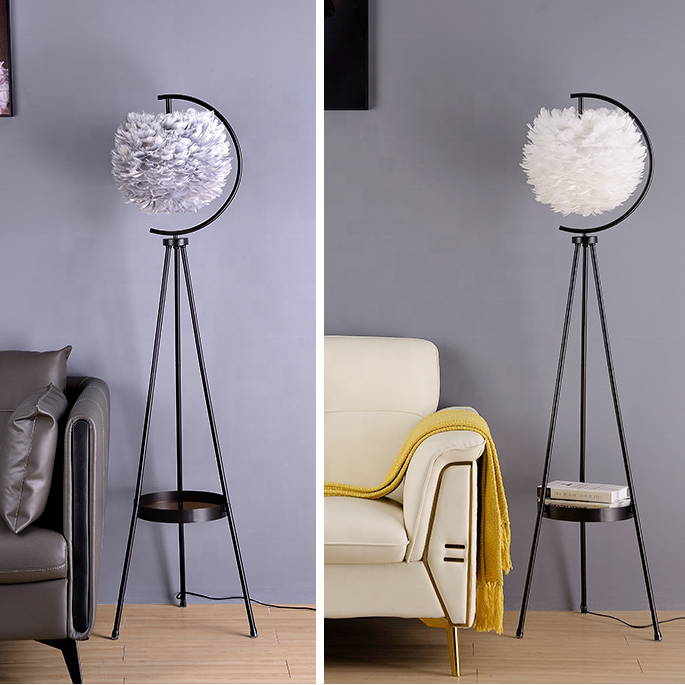 Nordic Standing Lights With Table Floor Lamps