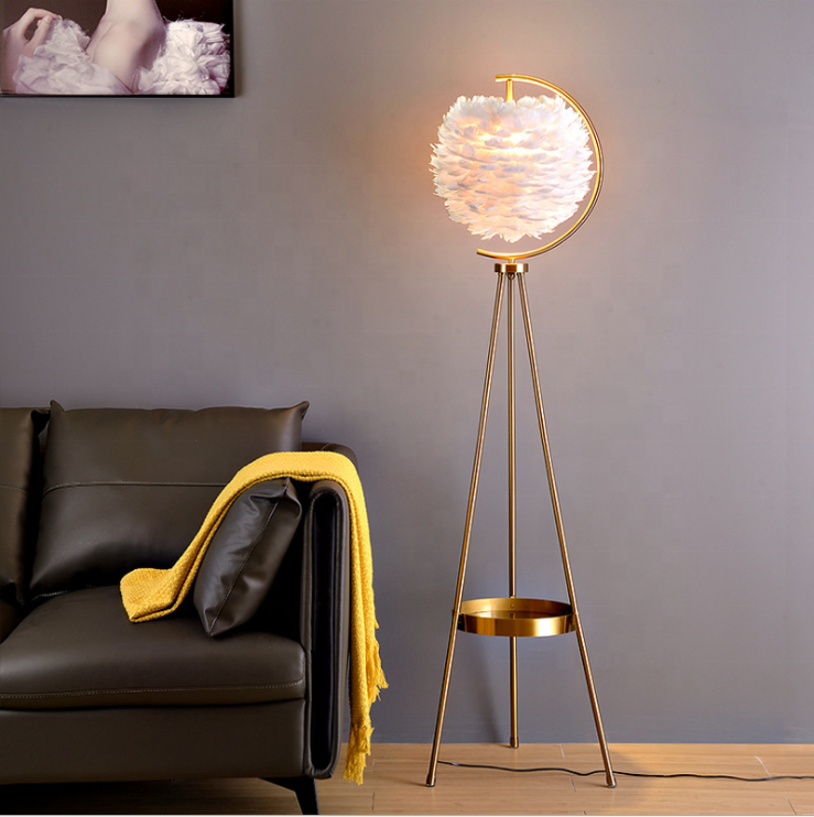 Nordic Standing Lights With Table Floor Lamps