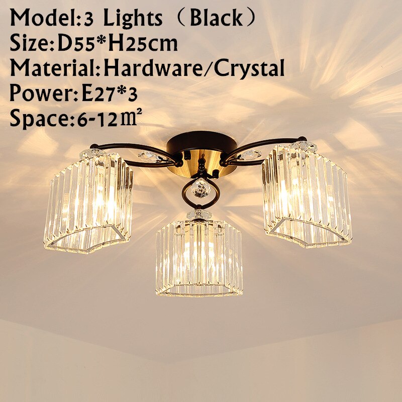 Modern Ceiling Circle Crystal Chandelier