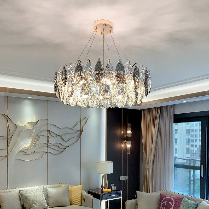 Modern Living Room Gold Deluxe Chandelier