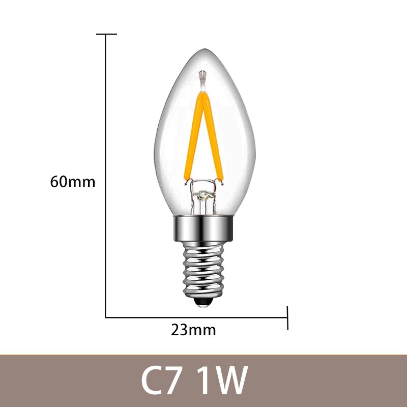 6 Pack Edison Filament Bulbs