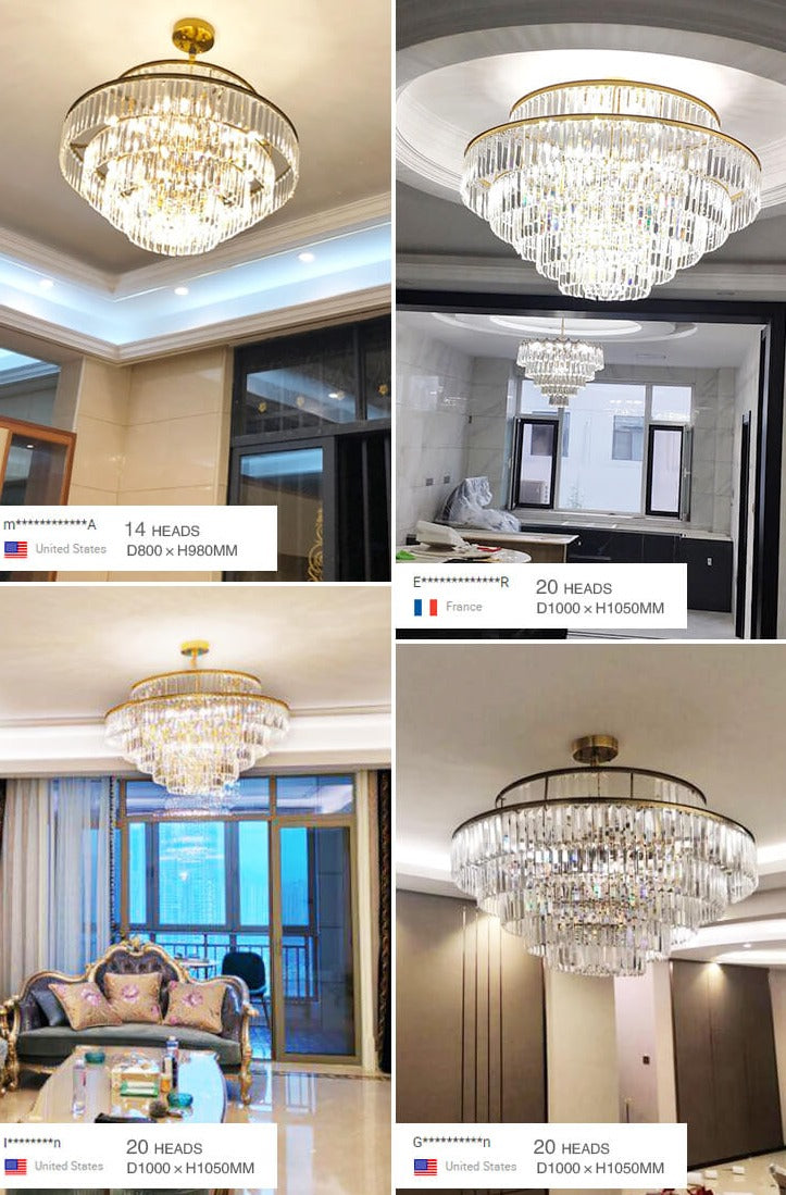 Living Room Crystal Chandelier