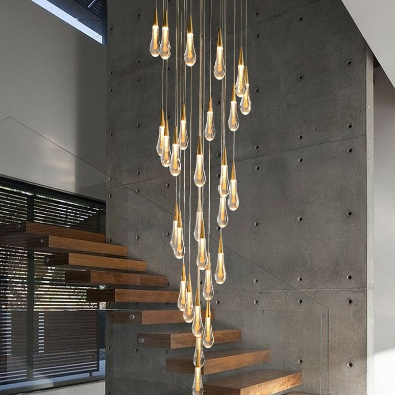 Modern Long Stair Chandelier