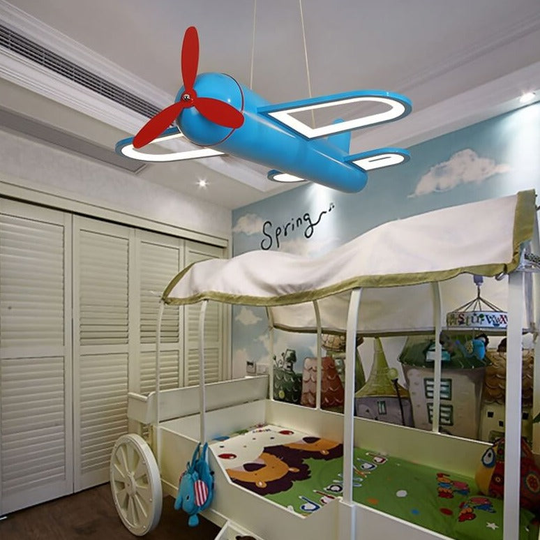 Modern Led Chandelier Airplane Lamp For Home Children Room