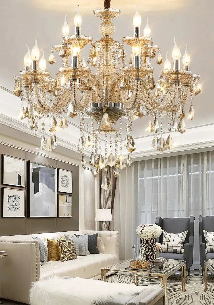 Brilliant Sparkle Crystal Chandelier