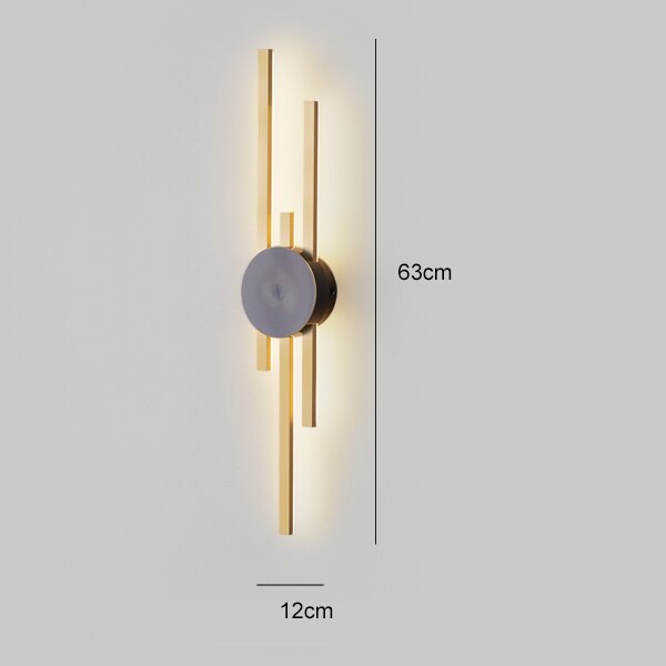 Luxury Minimalist Creative Copper Wall Lights