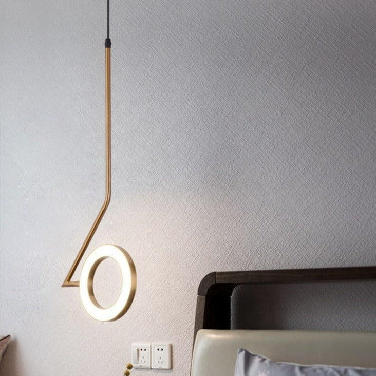 Postmodern Line Ring Lamp