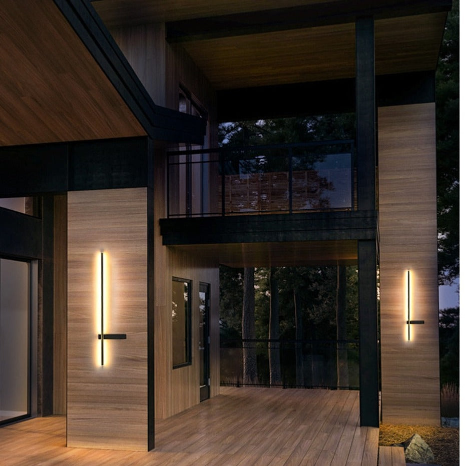 Modern Long Wall Outdoor Light