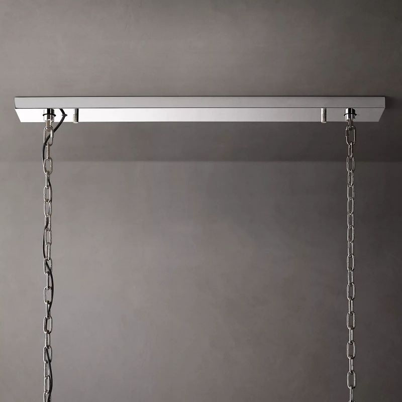 Jean Harlow Calcite Rectangular Chandelier 55"