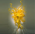 Hand Blown Dale Glass Modern Led 3W Blue Wall Light For Bedroom