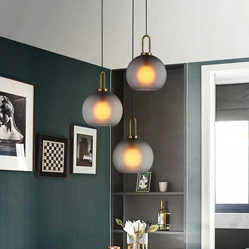 Glass Ball Modern Single Pendant Lights